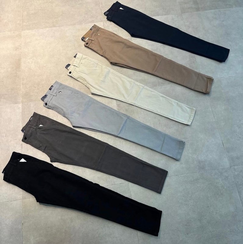Kit 3 Calça Masculina Sarja Slim Alfaitaria Esporte Fino