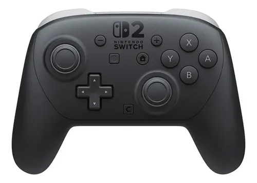 Controle Nintendo Pro Para Nintendo Switch 2, Preto E Branco