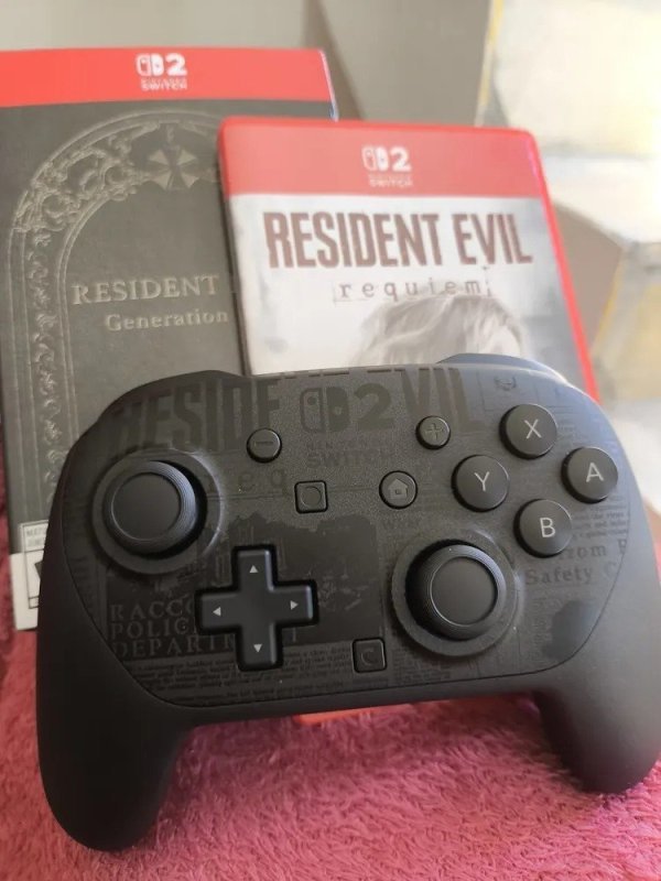 Controle Sem Fio Nintendo Switch 2 Pro Controller Resident + Frete Grátis