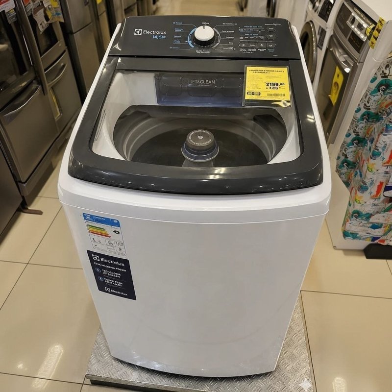 Lavadora De Roupas Electrolux 14,5kg Cesto Inox 11 Programa