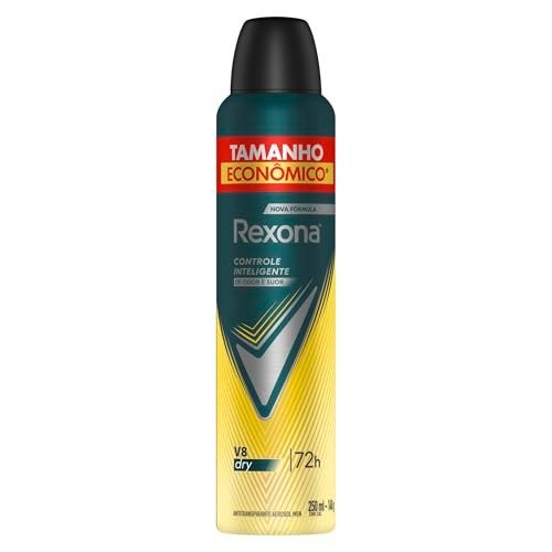 Rexona Antitranspirante Masculino Aerossol V8 250 ML, Leve Mais Pague Menos