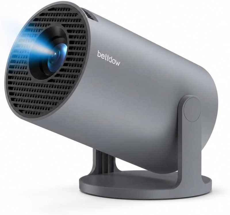 Projetor Full HD 4K 1080P 1000 AC1075 Cinza