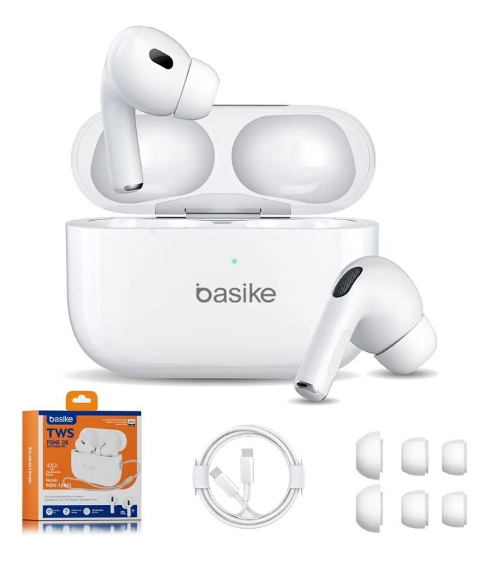 Fone de Ouvido Sem Fio Basike Bluetooth 5.3