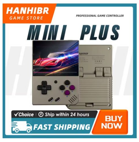 Console Portátil MIYOO Mini Plus Retro com Emulador de 3.5" OCA IPS Linux