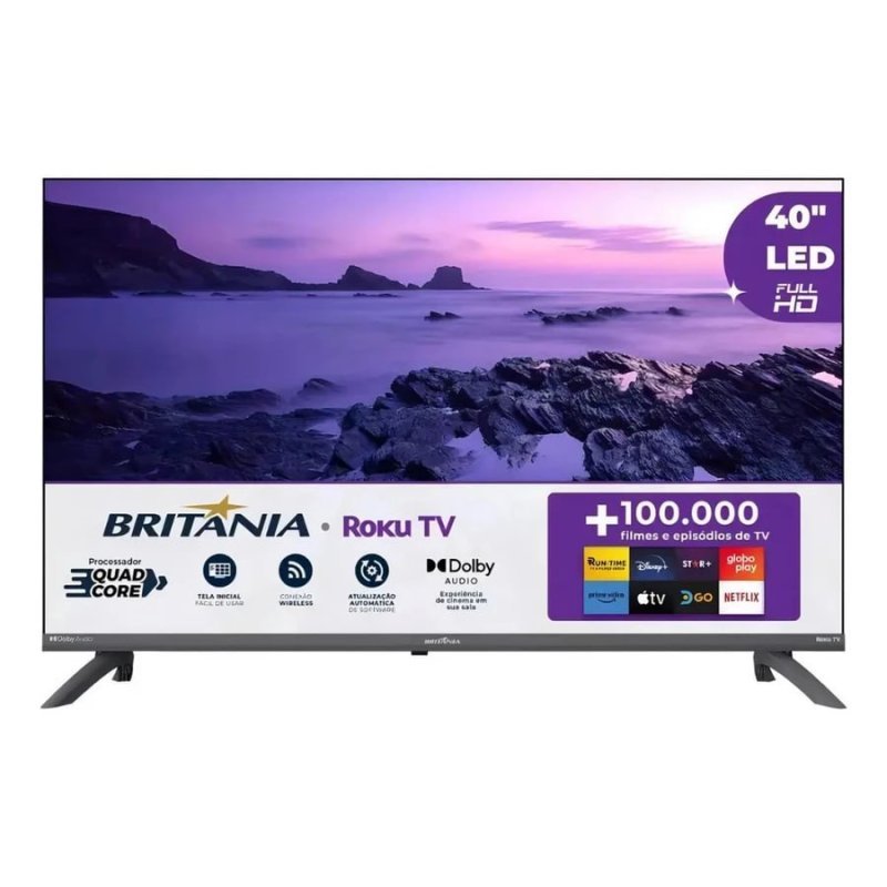 Smart TV 40” Britânia B40CRA Full HD