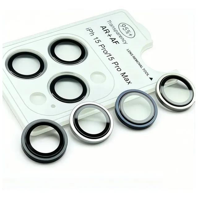 Kit Proteção de Lente para Câmera iPhone 17 Pro Max Azul-escuro