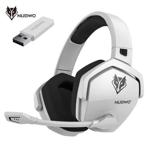 NUBWO G06 Fones de ouvido sem fio duplos Gamer 2,4 GHz Bluetooth 5.3