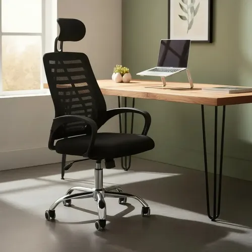 Cadeira Executiva Eike Mesh Zebra