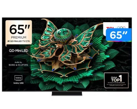 Smart TV 65" TCL 4K UHD MiniLED 65C7K