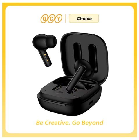 Qcy t13 anc fone de ouvido bluetooth 5.3 cancelamento de ruído ativo sem fio