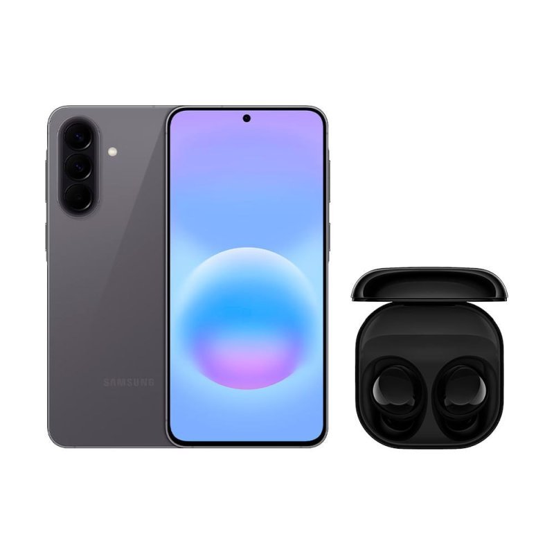 Galaxy A57 5G (256GB) - Cinza + Galaxy Buds Core - Preto