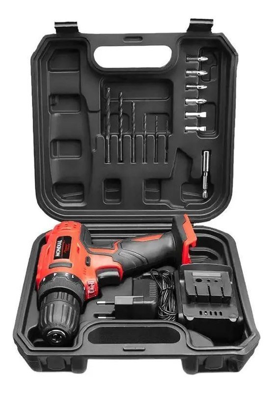 Furadeira Parafusadeira Mondial FPF-06M 12V Bivolt