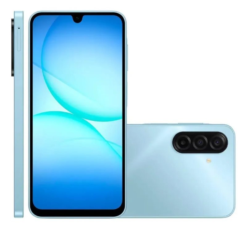 Smartphone Galaxy A17 Câmera Tripla 256GB 4G A175 Samsung Azul