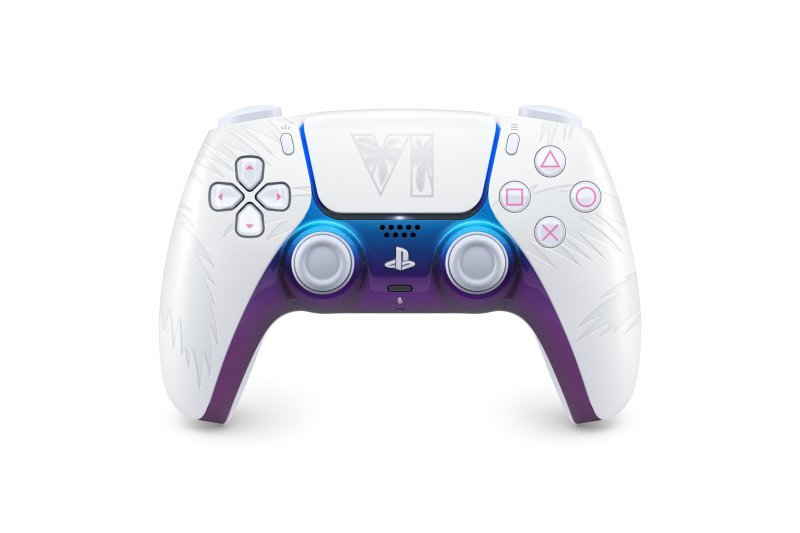 Controle sem fio DualSense® branco – Edição limitada do Grand Theft Auto VI