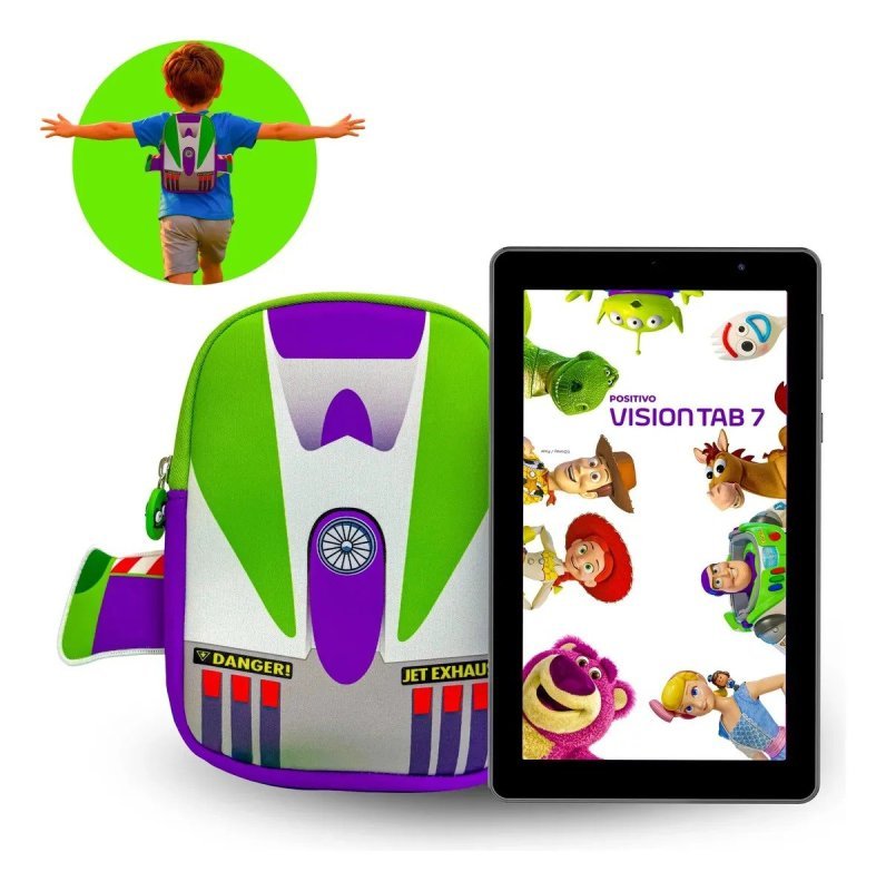 Tablet Infantil Positivo Vision Tab 7 Toy Story 64GB