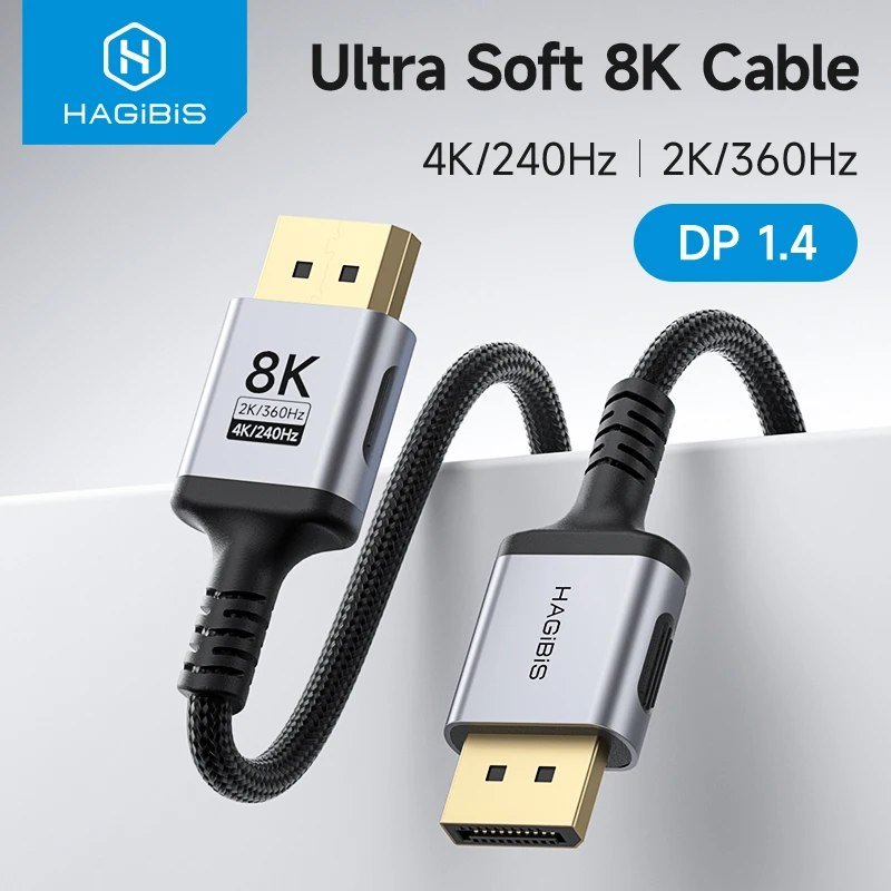 Cabo DisplayPort Hagibis 2 metros