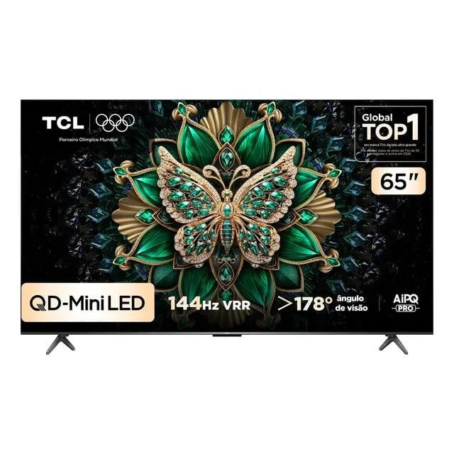 Smart TV TCL 65 Polegadas QLED Mini LED 4K C6K