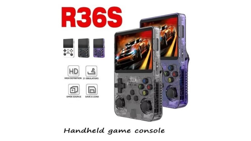 Console Portátil R36s 64Gb tela Ips
