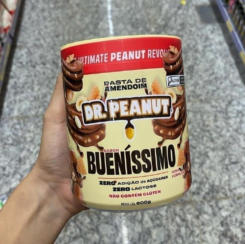 Pasta de Amendoim com Whey 600g Dr. Peanut