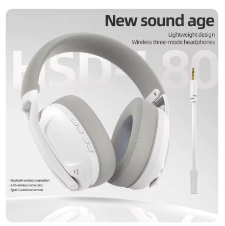 Headset Smailwolf L80 Sem fio