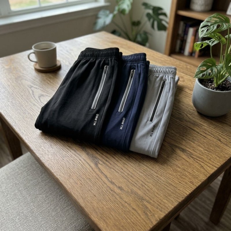 Kit 3 Calças Masculina Tactel Bolsos Com Zíper Leve Premium + Frete Grátis