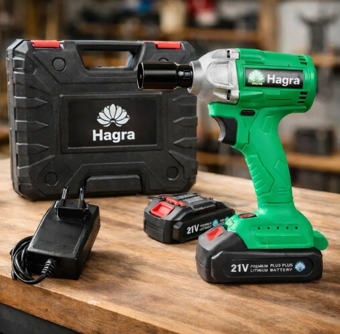 Chave De Impacto Sem Fio 21v C 2 Baterias Maleta 23801 + Frete Grátis