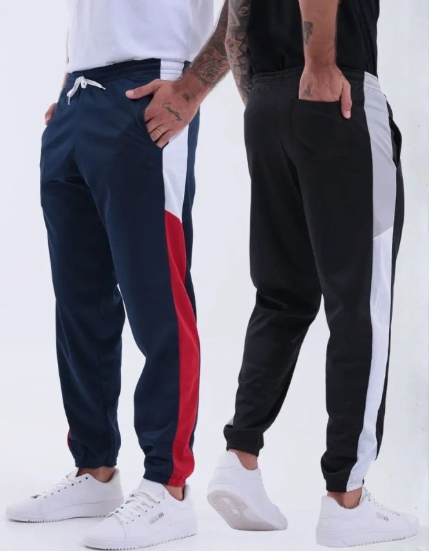 Kit2 Calça Moletom Masculina Academia