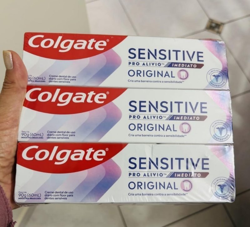 Colgate Sensitive Pro Alívio Imediato Creme Dental, 3x90g