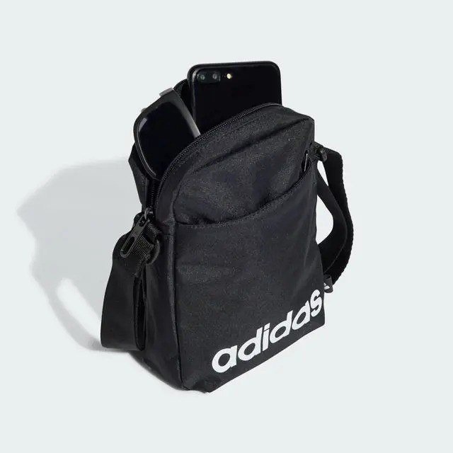Bolsa Transversal Linear adidas Black Liso