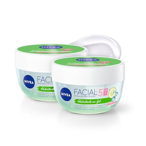 NIVEA KIT Hidratante Facial em Gel Ultraleve 100g - 2 Unidades