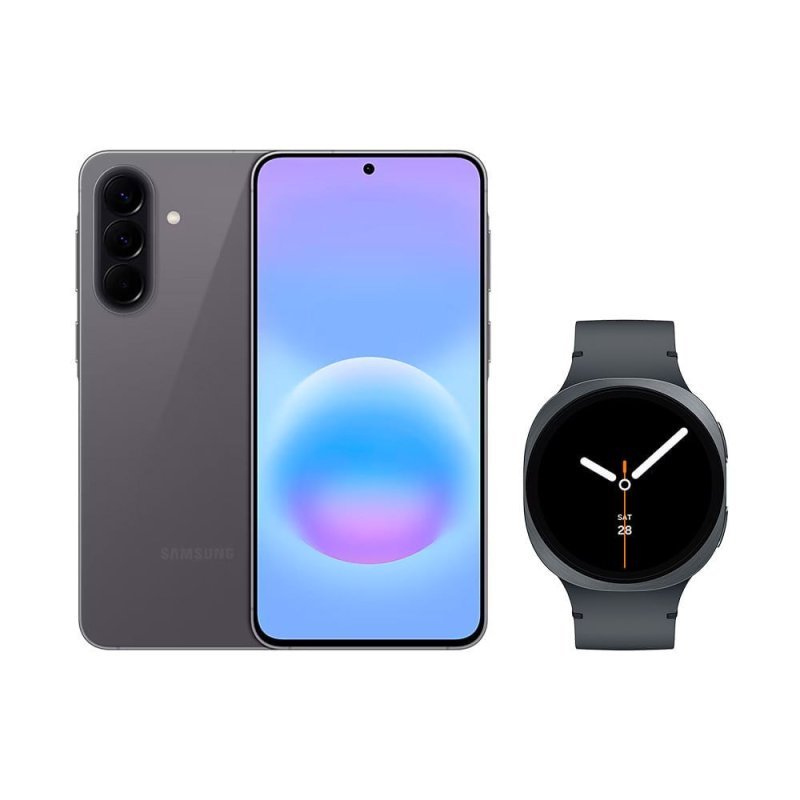 Galaxy A57 5G (256GB) - Cinza + Galaxy Watch8 BT 44mm - Grafite