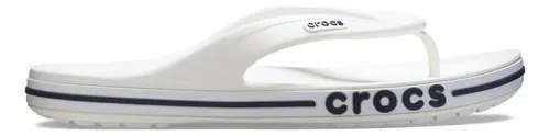 Chinelo Crocs Bayaband Flip White/navy