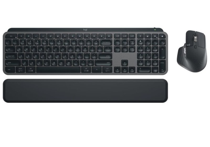 Combo Teclado e Mouse Sem Fio MX Keys S com Apoio para as Mãos