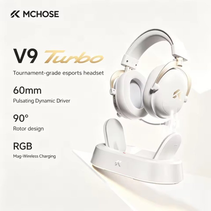 MCHOSE V9 TURBO — HEADSET GAMER SEM FIO