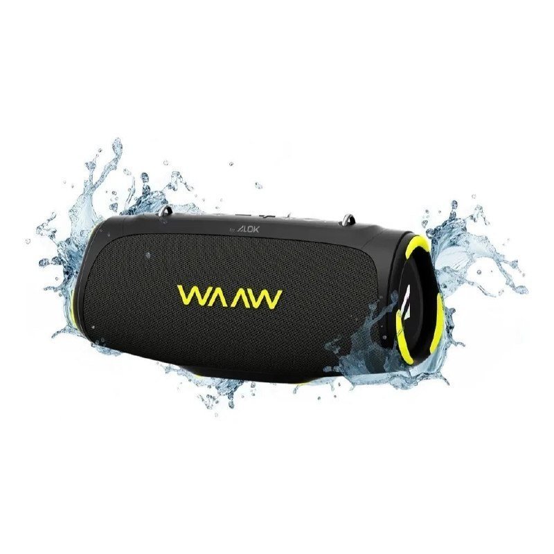 Caixa de Som Bluetooth Boombox Boom 110 40W Rms Ipx7 Waaw By Alok
