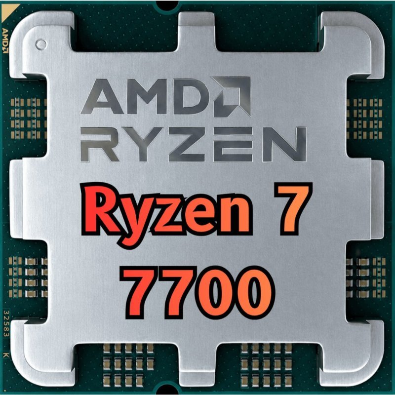 Processador AMD Ryzen 7 7700, 3.8GHz (5.3GHz Max Turbo), Cache 40 MB