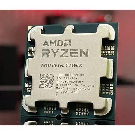 Processador Amd Ryzen 5 7600x, 4.7GHz (5.3GHz Max Turbo), Cache 38Mb, 6 Núcleos, 12 Threads