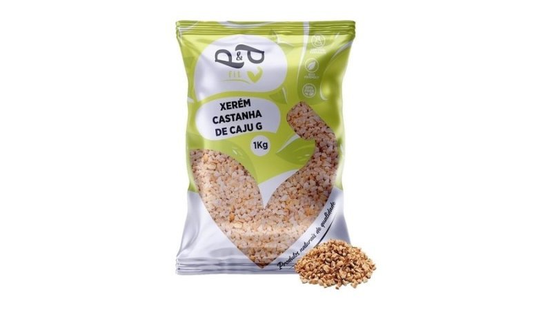Castanha de Caju 1Kg Torrada Triturada Xerém P