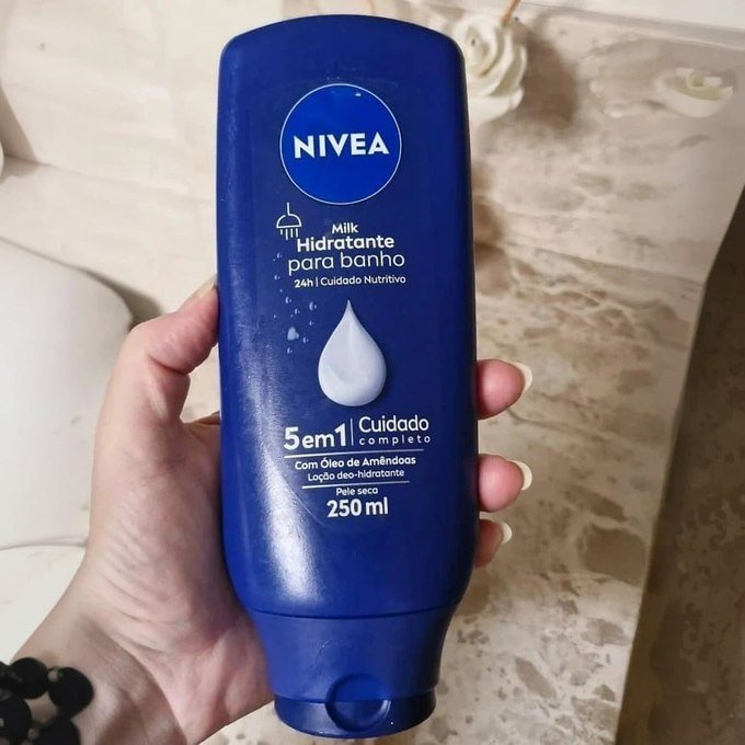 NIVEA Hidratante p/ Banho Milk 250ml + Frete Grátis
