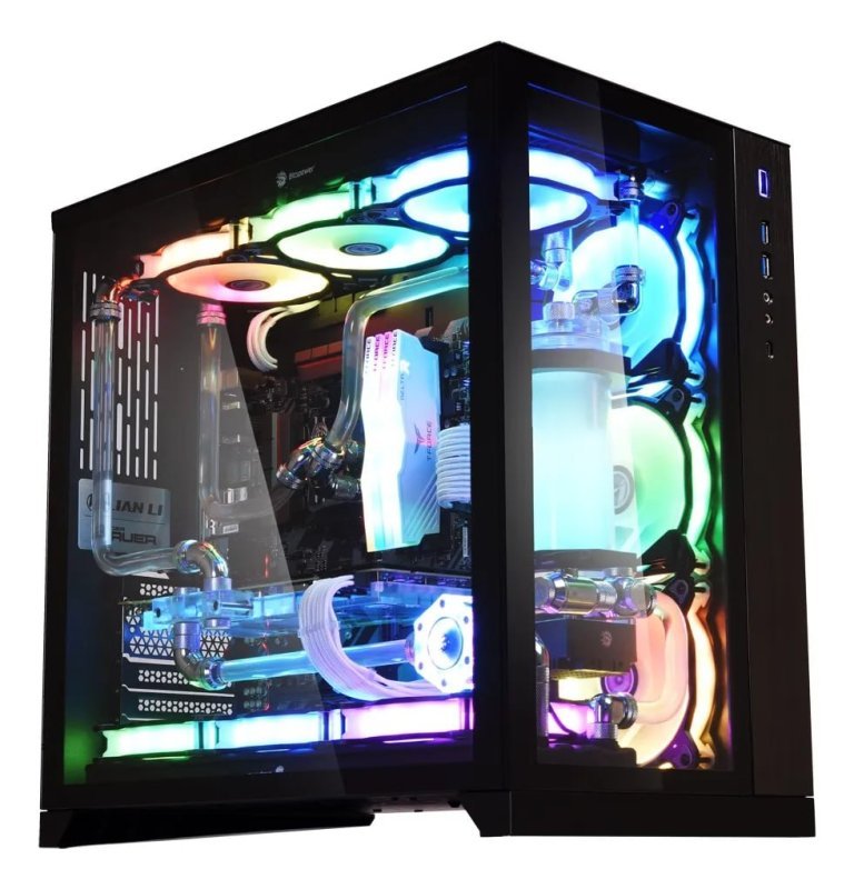 Gabinete Mid Tower Lian Li O11 Dynamic Preto Vidro Temperado
