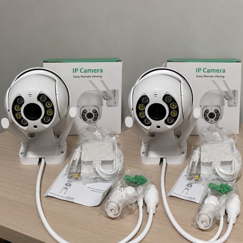 Kit 2 Câmeras de Segurança Externas à Prova d'Água