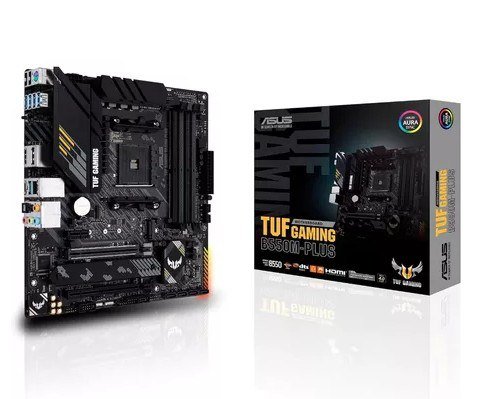 Placa-mãe Asus P/amd Am4 B550m-plus Tuf Gaming