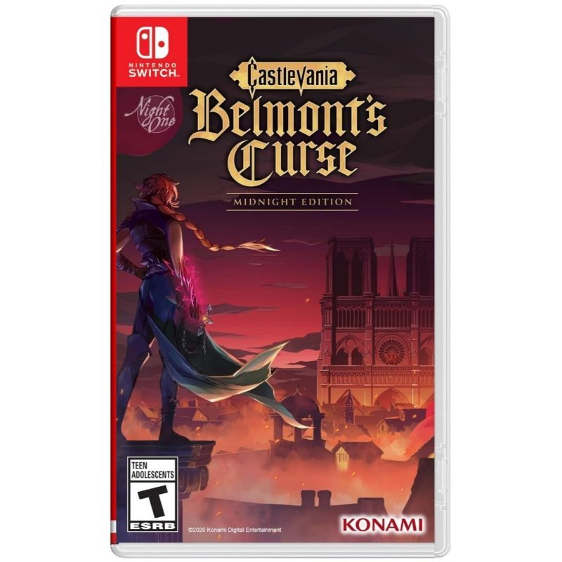 Castlevania Belmonts Curse Midnight Edition Switch Midia Fisica