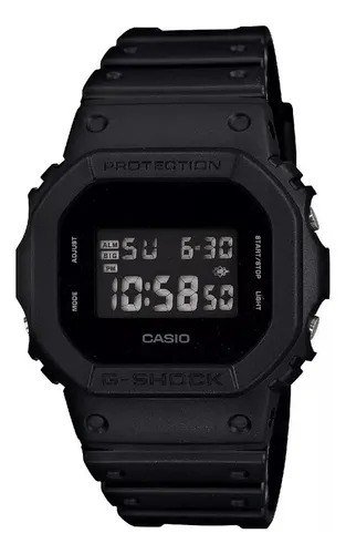 Relógio Casio Masculino G-shock Digital Preto Dw-5600bb-1dr Preto