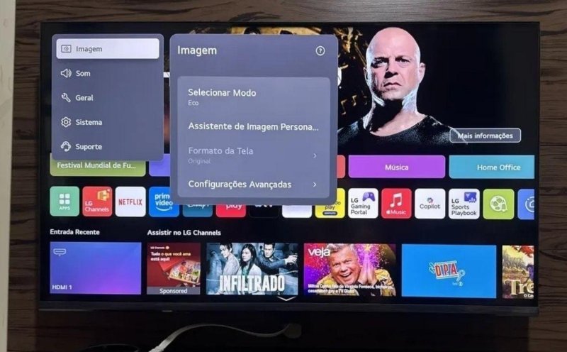 Smart TV LG 43'' 4K UHD AI Nano + Frete Grátis
