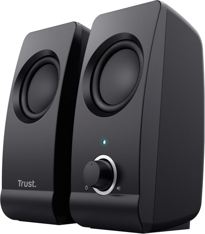 Trust Remo Caixa de Som 2.0 Multiplataforma - Som Estéreo 8W RMS / 16W Pico