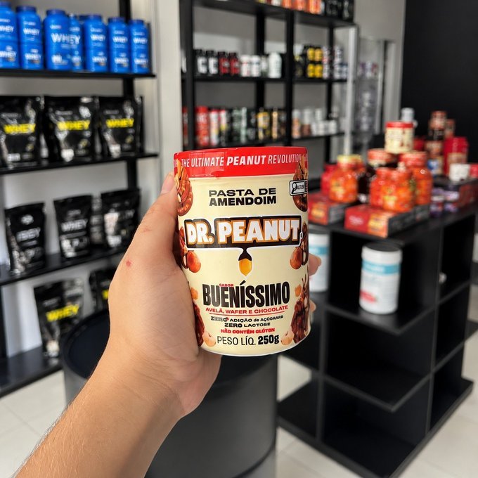 Dr. Peanut Pasta de Amendoim Bueníssimo com Whey 250g