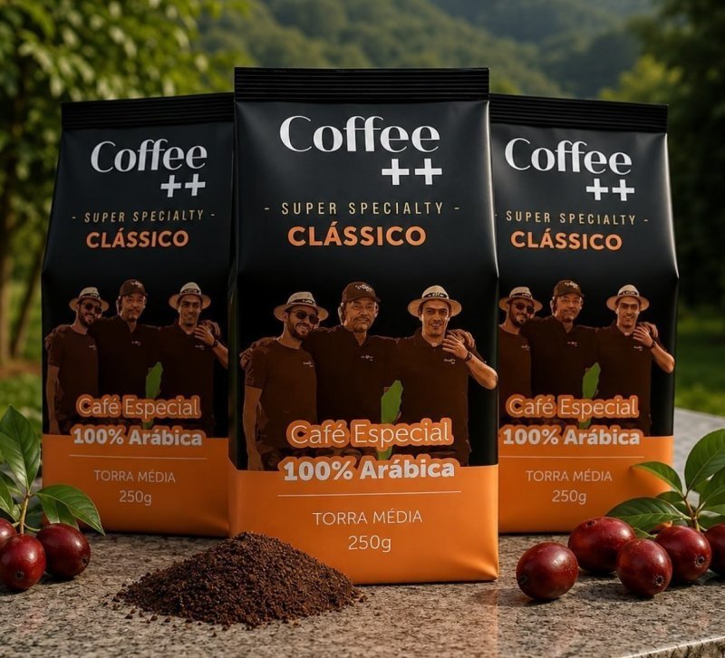 Cafezim Pós Almoço - Café Super Especial em Grãos 100% Arábica 3x250g