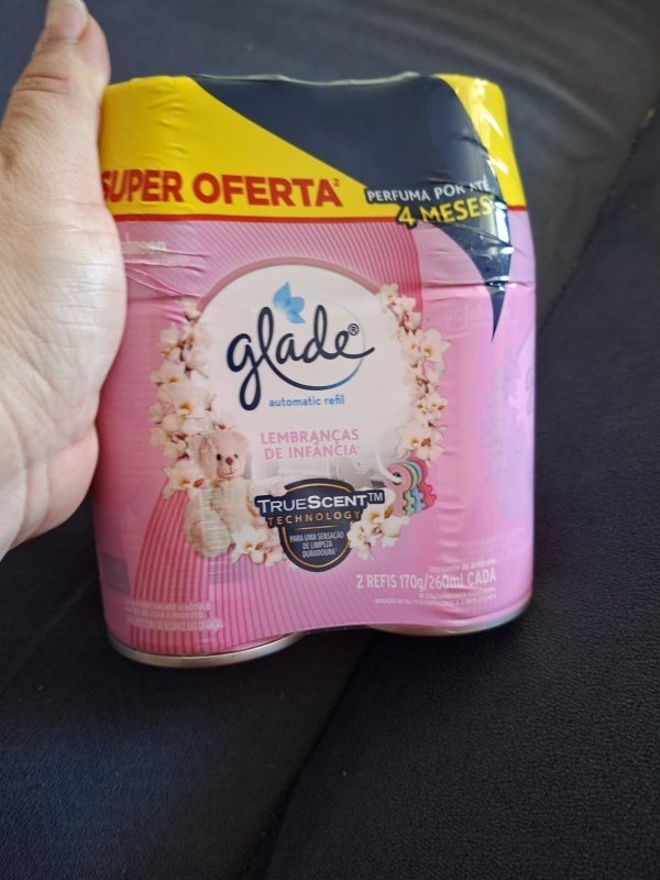 Glade Aromatizador de Ambiente Automático, Lembranças de Infância, 2 Refis de 260ml Cada + Frete Grátis