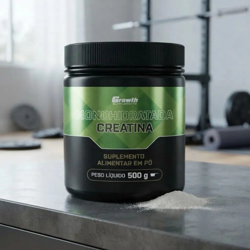 Creatina Monohidratada 500g em Pó (Growth)